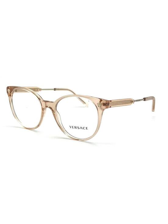 Versace Accessories - Versace Ve3291 5215 Transparent Brown Authentic Eyeglasses 51-18 140